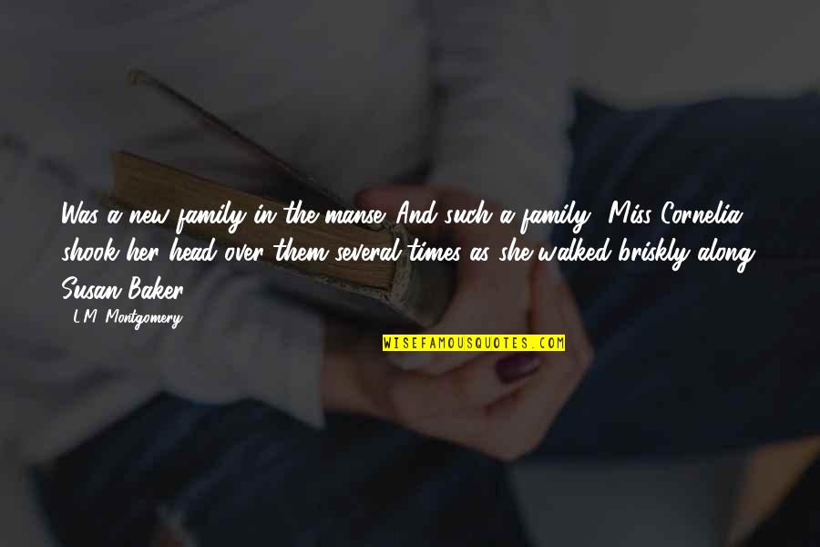 I Miss Those Times Quotes By L.M. Montgomery: Was a new family in the manse. And