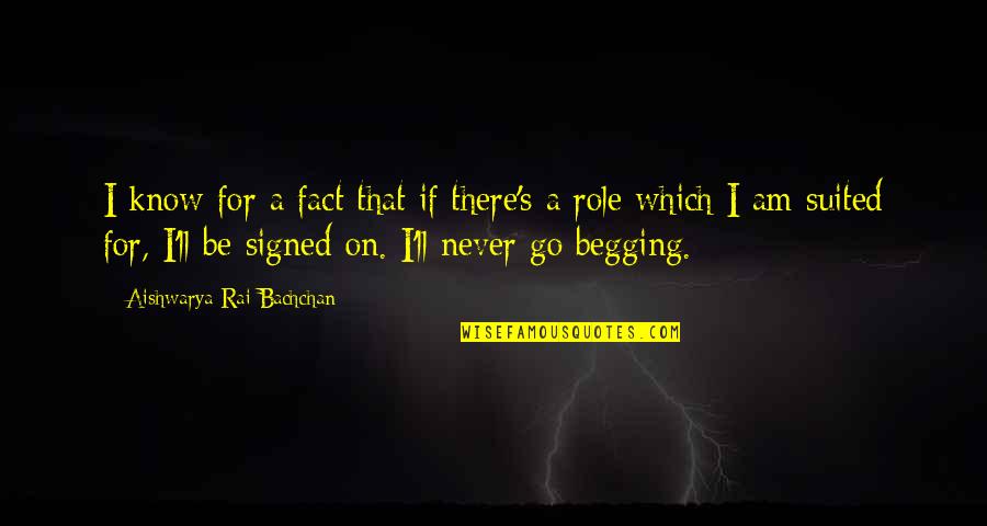 I Never Know Quotes By Aishwarya Rai Bachchan: I know for a fact that if there's