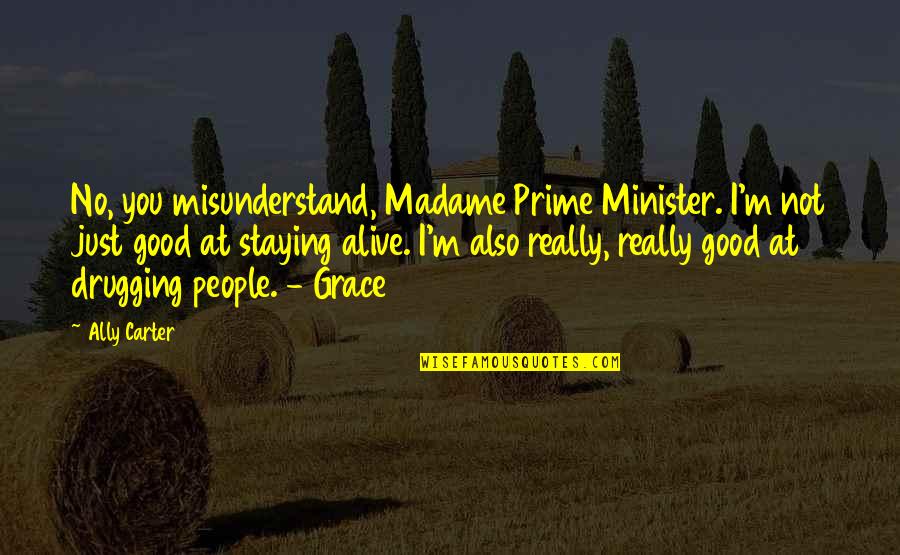 I Really You Quotes By Ally Carter: No, you misunderstand, Madame Prime Minister. I'm not