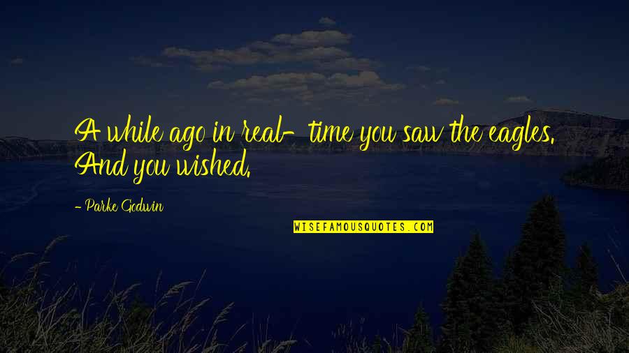 I Saw The Real You Quotes By Parke Godwin: A while ago in real-time you saw the I Saw The Real You Quotes By Parke Godwin: A while ago in real-time you saw the