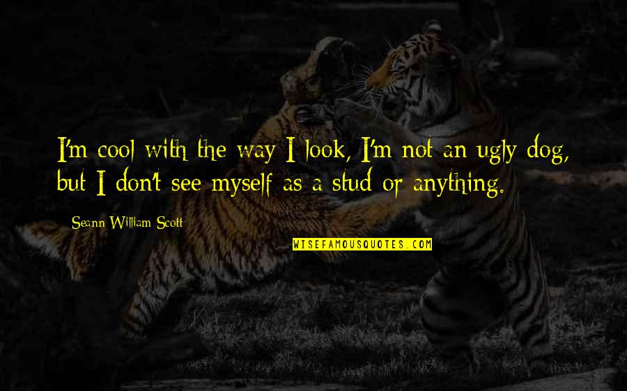 I See Myself Quotes By Seann William Scott: I'm cool with the way I look, I'm