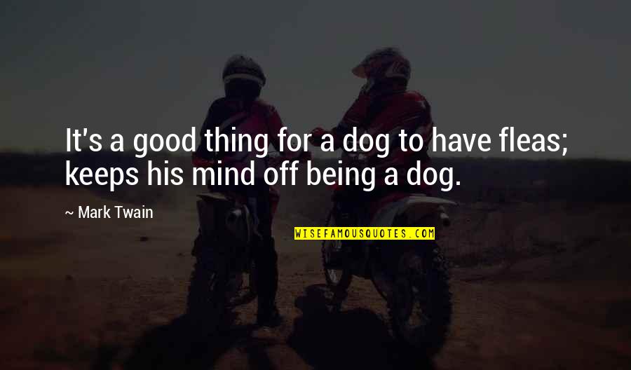I Wanna Touch Your Body Quotes By Mark Twain: It's a good thing for a dog to