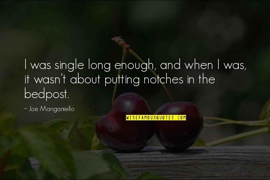 I Wasn't Enough Quotes By Joe Manganiello: I was single long enough, and when I