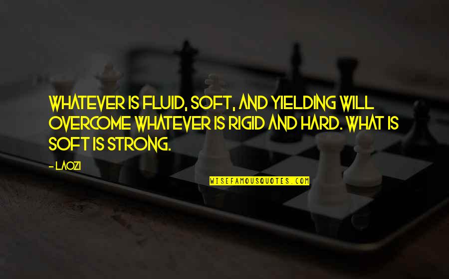 I Will Be Strong Without You Quotes By Laozi: Whatever is fluid, soft, and yielding will overcome