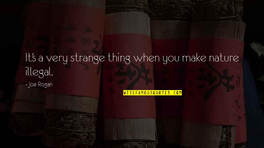I Will Miss You Picture Quotes By Joe Rogan: It's a very strange thing when you make