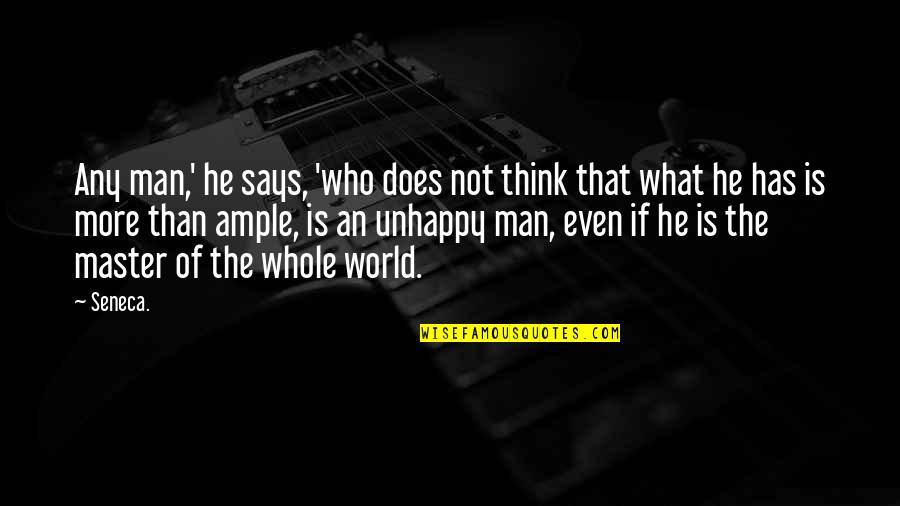 I Will Treat You The Way You Treat Me Quotes By Seneca.: Any man,' he says, 'who does not think