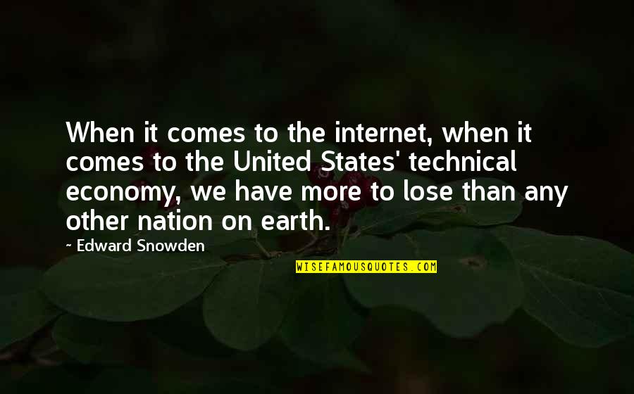 I Wish He Would Talk To Me Quotes By Edward Snowden: When it comes to the internet, when it