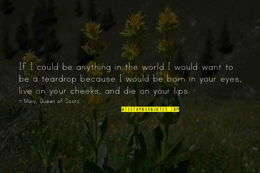 I Would Love To Die Quotes By Mary, Queen Of Scots: If I could be anything in the world