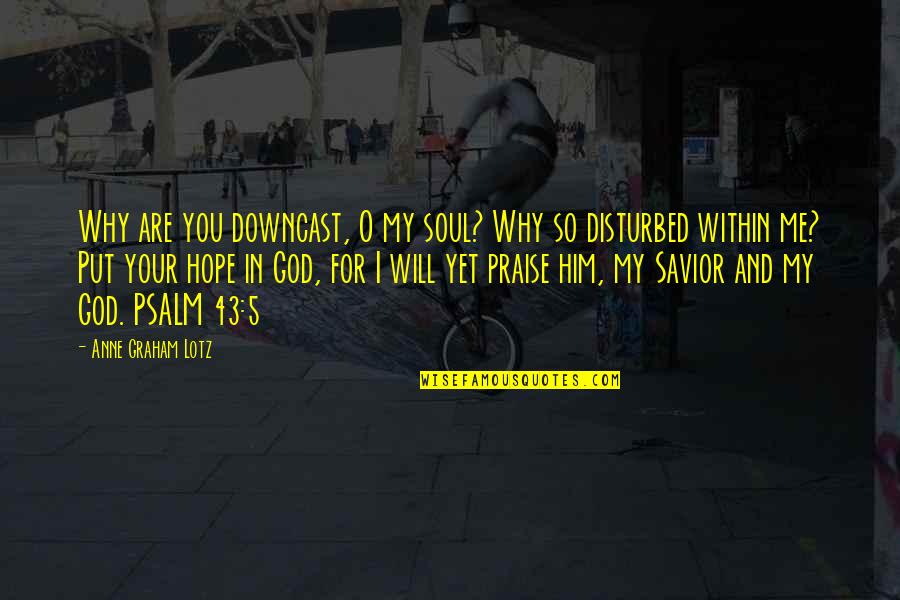 Iacoviello In Manalapan Quotes By Anne Graham Lotz: Why are you downcast, O my soul? Why Iacoviello In Manalapan Quotes By Anne Graham Lotz: Why are you downcast, O my soul? Why