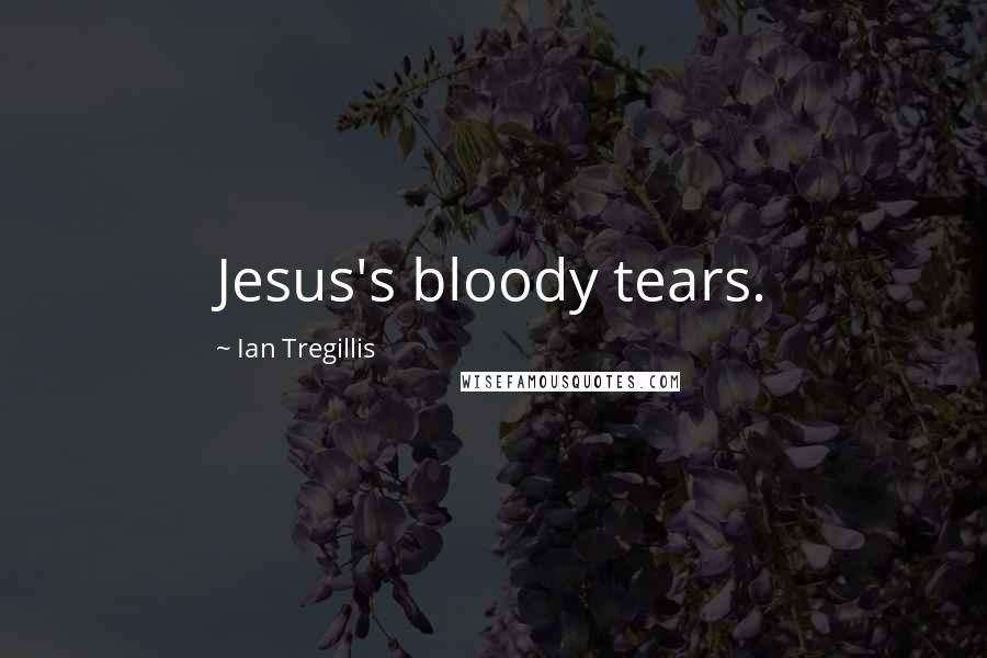 Ian Tregillis quotes: Jesus's bloody tears.