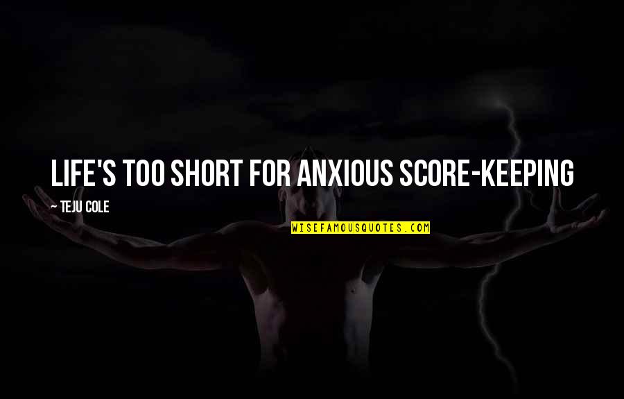Ibexes Crossword Quotes By Teju Cole: Life's too short for anxious score-keeping Ibexes Crossword Quotes By Teju Cole: Life's too short for anxious score-keeping