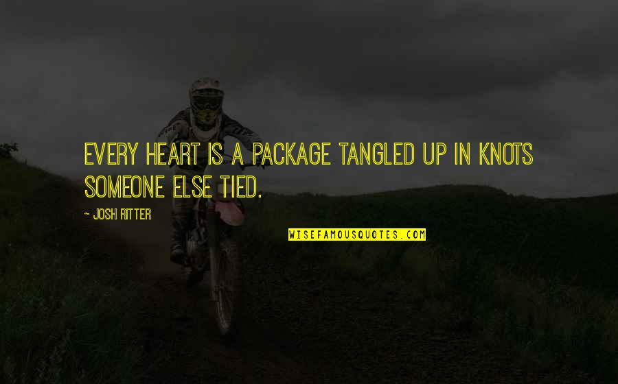 Icdl Quotes By Josh Ritter: Every heart is a package tangled up in