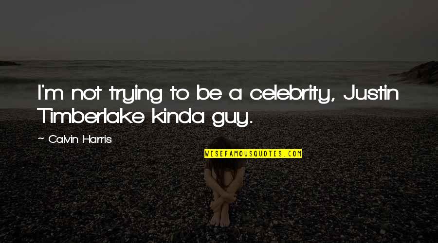 Ice In Jane Eyre Quotes By Calvin Harris: I'm not trying to be a celebrity, Justin Ice In Jane Eyre Quotes By Calvin Harris: I'm not trying to be a celebrity, Justin