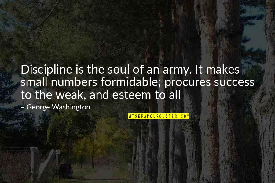 Ichschmertz Quotes By George Washington: Discipline is the soul of an army. It