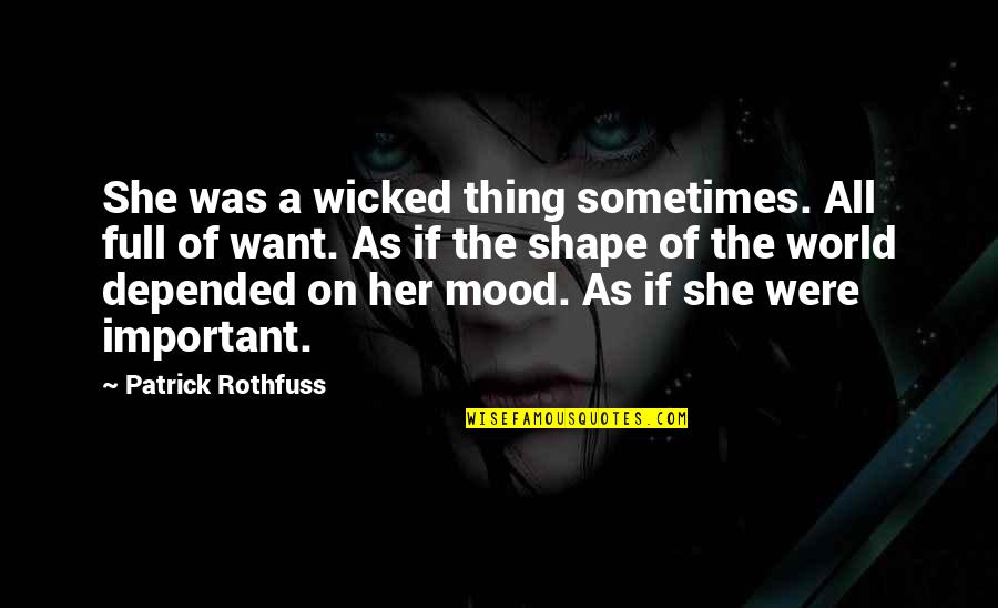 Id-e-milad Quotes By Patrick Rothfuss: She was a wicked thing sometimes. All full Id-e-milad Quotes By Patrick Rothfuss: She was a wicked thing sometimes. All full