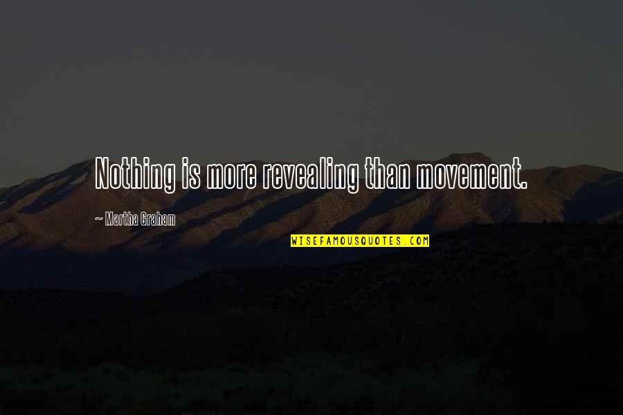 Ideal Work Environment Quotes By Martha Graham: Nothing is more revealing than movement. Ideal Work Environment Quotes By Martha Graham: Nothing is more revealing than movement.