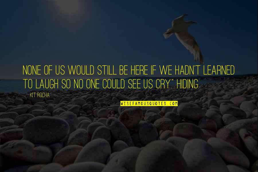 Ideazon Fang Quotes By Kit Rocha: None of us would still be here if Ideazon Fang Quotes By Kit Rocha: None of us would still be here if