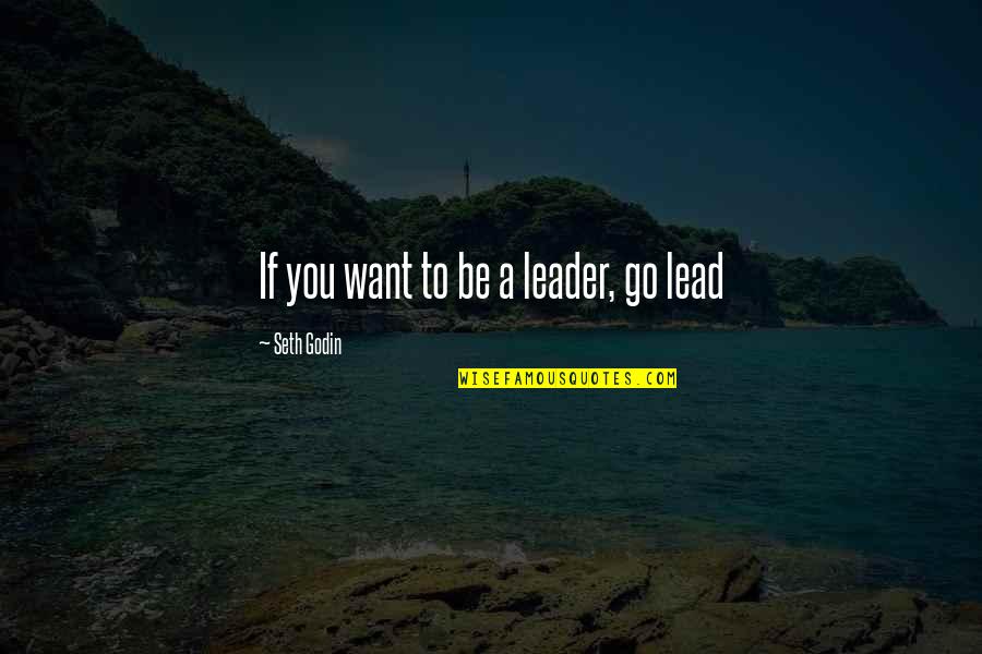 Idi Amin Uganda Quotes By Seth Godin: If you want to be a leader, go