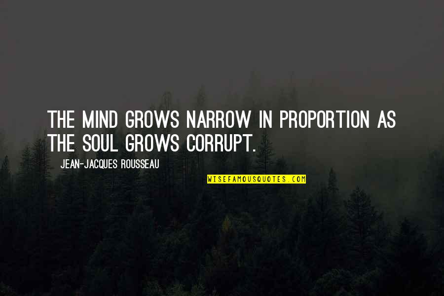Ieriku Stadaudzetava Quotes By Jean-Jacques Rousseau: The mind grows narrow in proportion as the Ieriku Stadaudzetava Quotes By Jean-Jacques Rousseau: The mind grows narrow in proportion as the