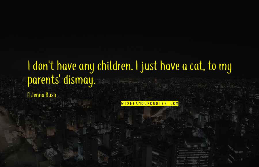 Iesha Harper Quotes By Jenna Bush: I don't have any children. I just have