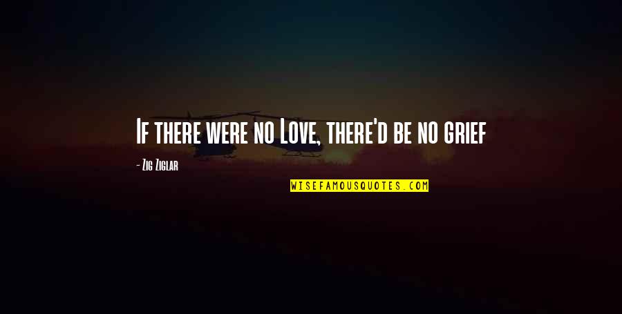 If There's No Love Quotes By Zig Ziglar: If there were no Love, there'd be no