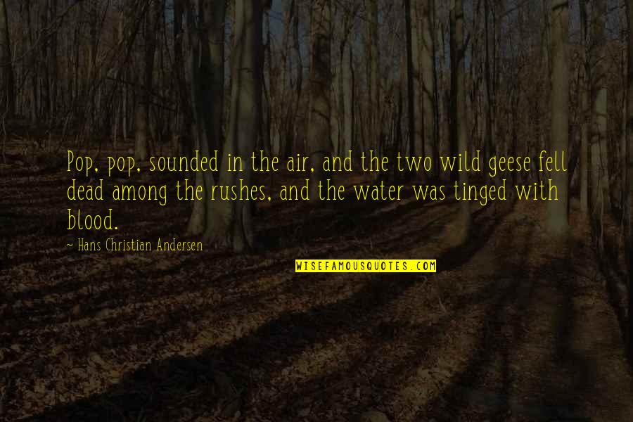 If They Love You They Will Come Back Quotes By Hans Christian Andersen: Pop, pop, sounded in the air, and the If They Love You They Will Come Back Quotes By Hans Christian Andersen: Pop, pop, sounded in the air, and the