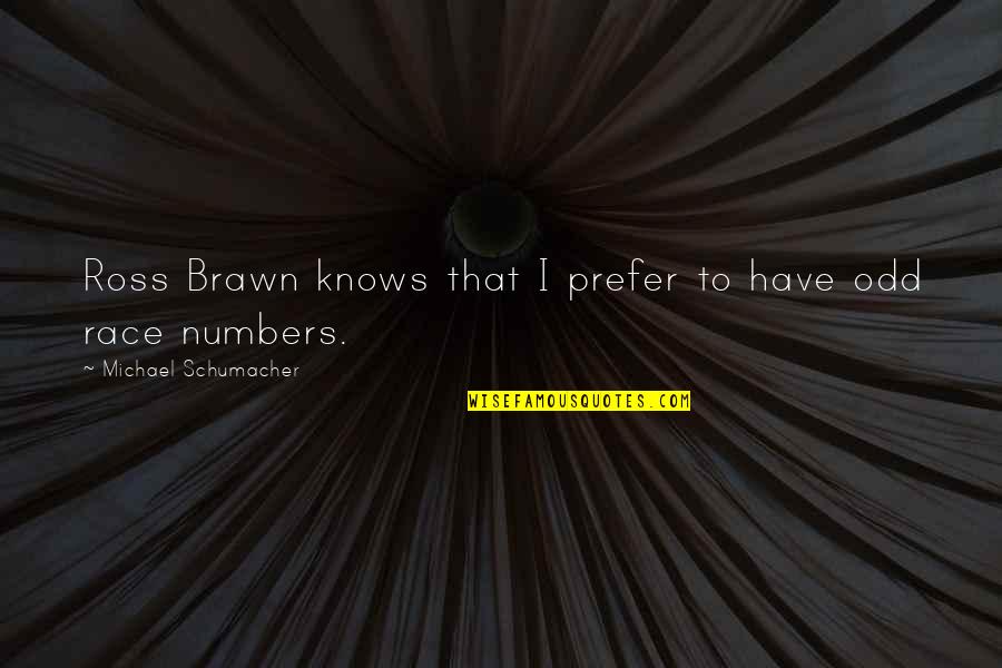 If You Can Dream It You Can Achieve It Quote Quotes By Michael Schumacher: Ross Brawn knows that I prefer to have