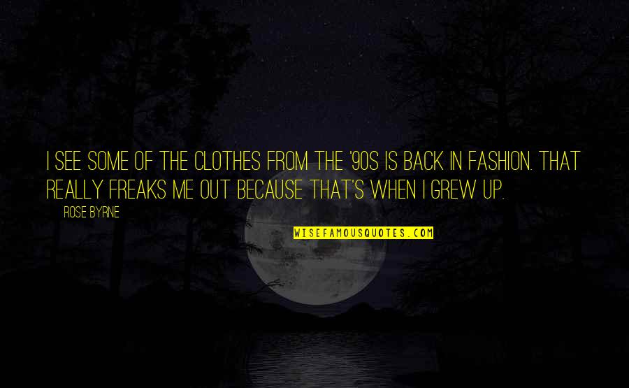 If You Cant Afford To Pay A Living Wage Quote Quotes By Rose Byrne: I see some of the clothes from the If You Cant Afford To Pay A Living Wage Quote Quotes By Rose Byrne: I see some of the clothes from the