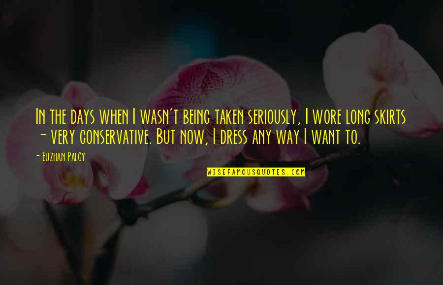 If You Want To Be Taken Seriously Quotes By Euzhan Palcy: In the days when I wasn't being taken