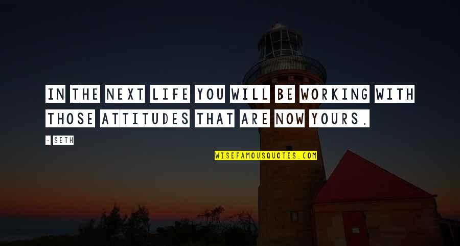 Ilena Silverman Quotes By Seth: In the next life you will be working