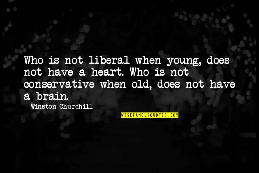 Ilium Pain Quotes By Winston Churchill: Who is not liberal when young, does not