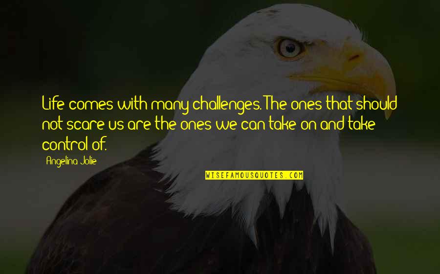 Ilium Quotes By Angelina Jolie: Life comes with many challenges. The ones that