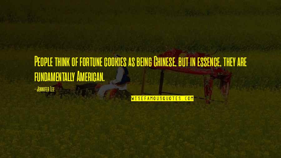 Ill Of The Dead Quotes By Jennifer Lee: People think of fortune cookies as being Chinese,