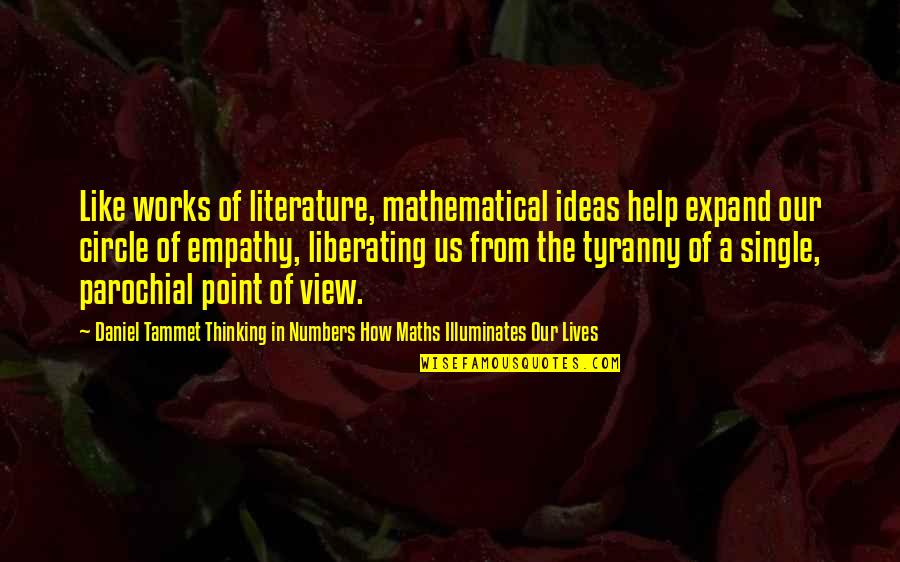 Illuminates Quotes By Daniel Tammet Thinking In Numbers How Maths Illuminates Our Lives: Like works of literature, mathematical ideas help expand