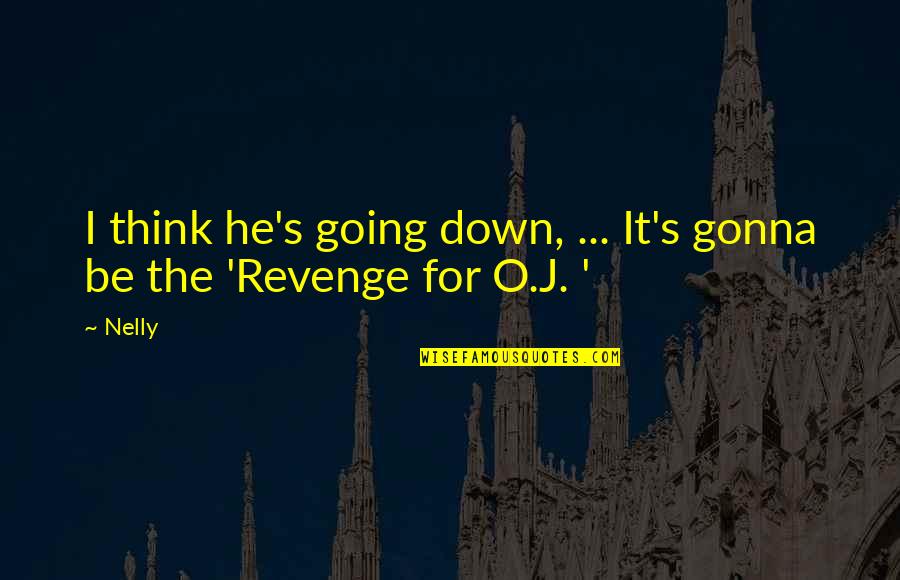 Ilnessquiz Quotes By Nelly: I think he's going down, ... It's gonna