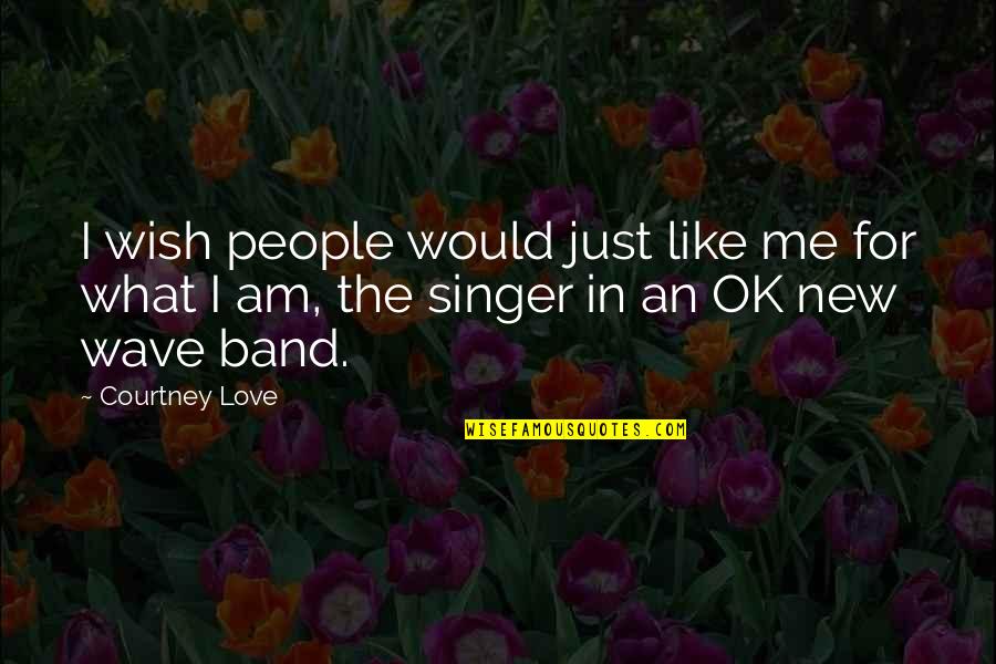 I'm Just Ok Quotes By Courtney Love: I wish people would just like me for