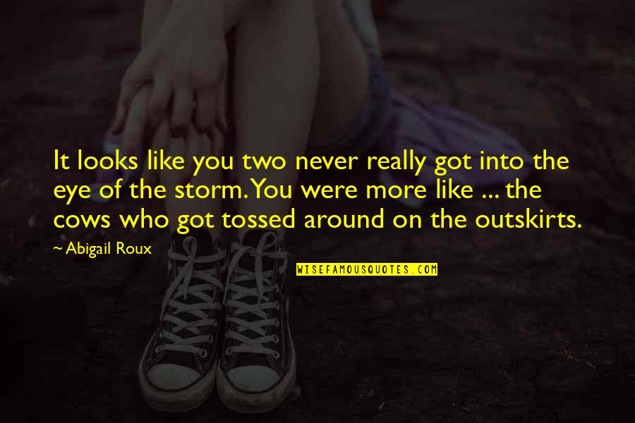 I'm Like A Storm Quotes By Abigail Roux: It looks like you two never really got