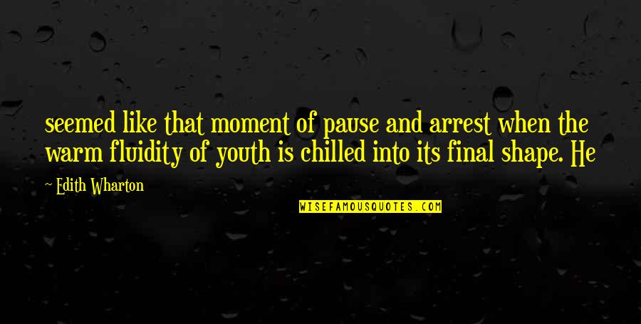 I'm So Chilled Quotes By Edith Wharton: seemed like that moment of pause and arrest I'm So Chilled Quotes By Edith Wharton: seemed like that moment of pause and arrest