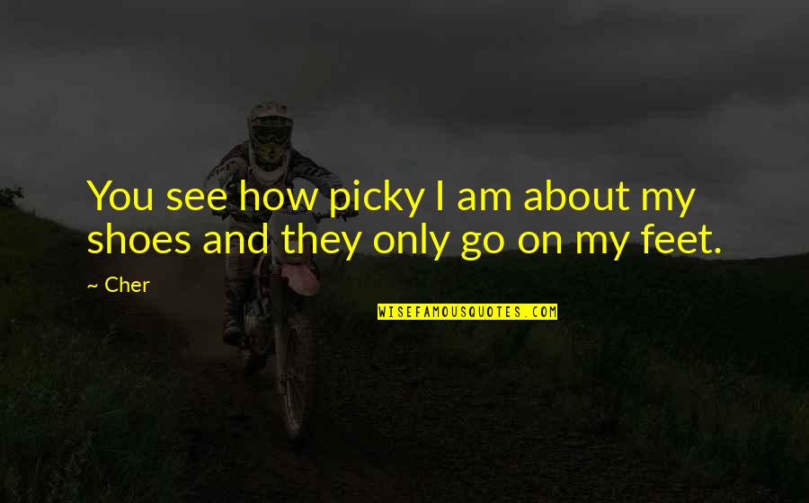 I'm So Picky Quotes By Cher: You see how picky I am about my