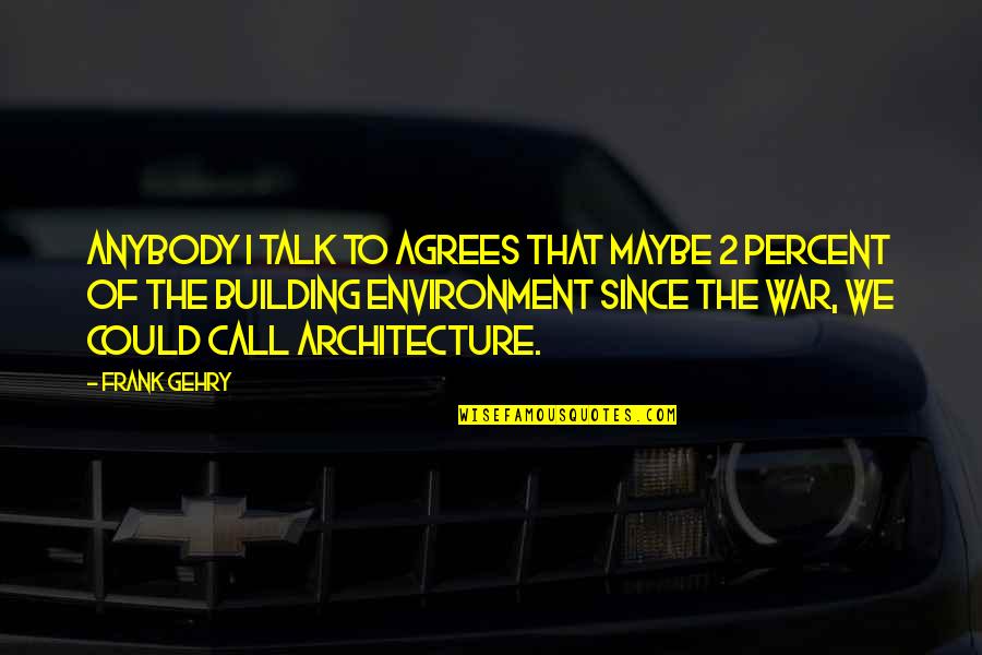 Im Sorry Its My Fault Quotes By Frank Gehry: Anybody I talk to agrees that maybe 2