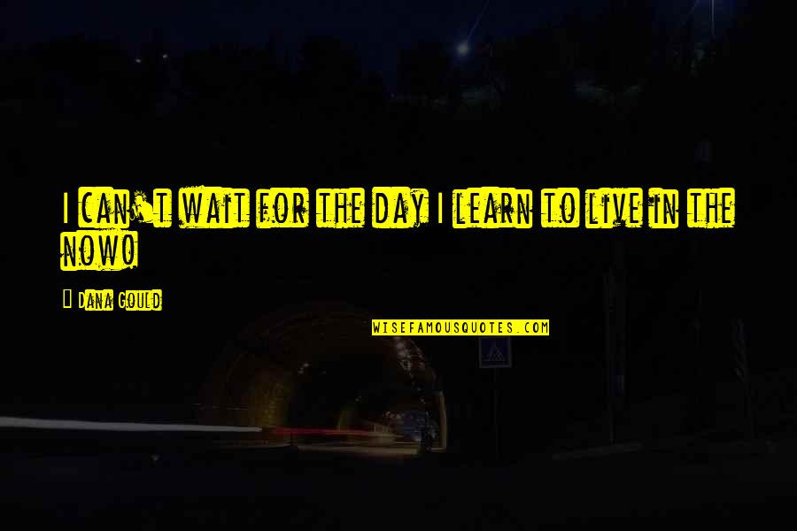 I'm Waiting For The Day Quotes By Dana Gould: I can't wait for the day I learn