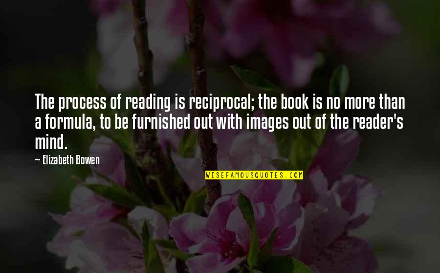 Images With Quotes By Elizabeth Bowen: The process of reading is reciprocal; the book