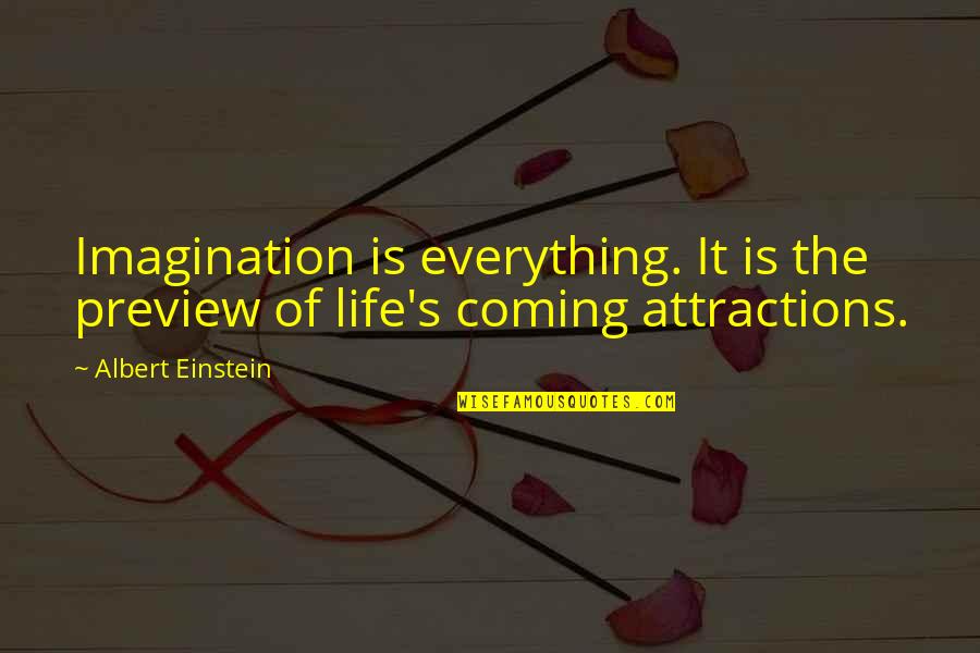 Imagination Albert Einstein Quotes By Albert Einstein: Imagination is everything. It is the preview of