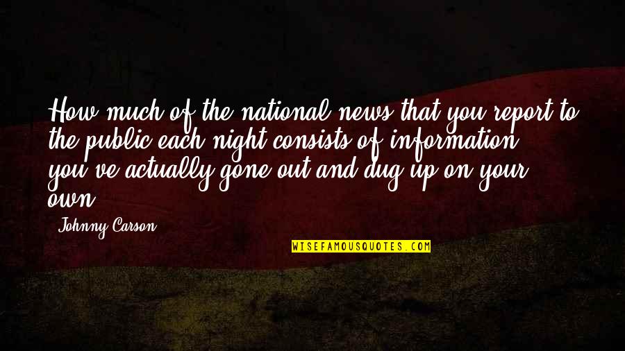 Imaterial Significado Quotes By Johnny Carson: How much of the national news that you Imaterial Significado Quotes By Johnny Carson: How much of the national news that you