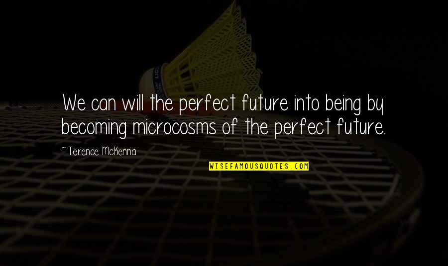 Imbesharam Quotes By Terence McKenna: We can will the perfect future into being