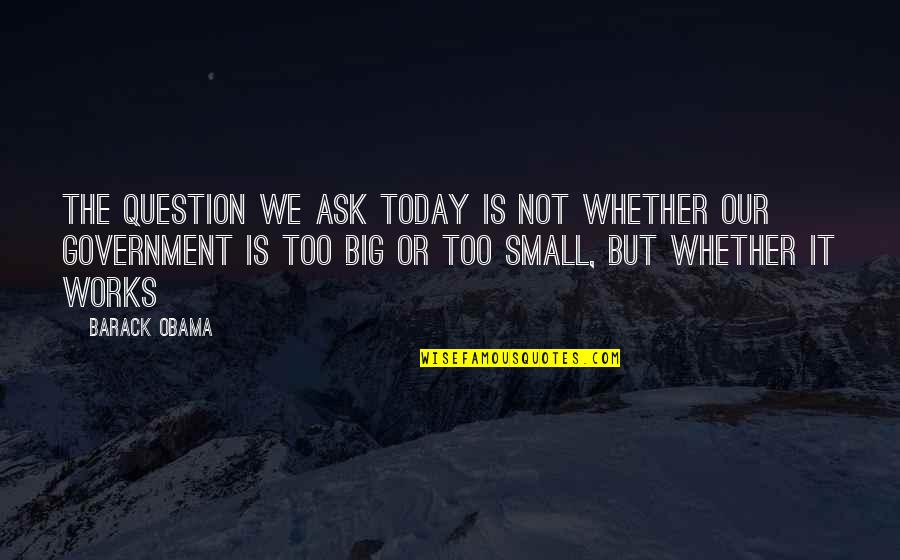 Immagini Buonanotte Quotes By Barack Obama: The question we ask today is not whether Immagini Buonanotte Quotes By Barack Obama: The question we ask today is not whether