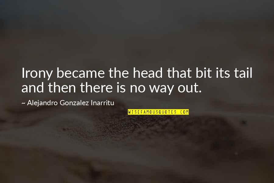Immediate Annuity Rates Quotes By Alejandro Gonzalez Inarritu: Irony became the head that bit its tail Immediate Annuity Rates Quotes By Alejandro Gonzalez Inarritu: Irony became the head that bit its tail
