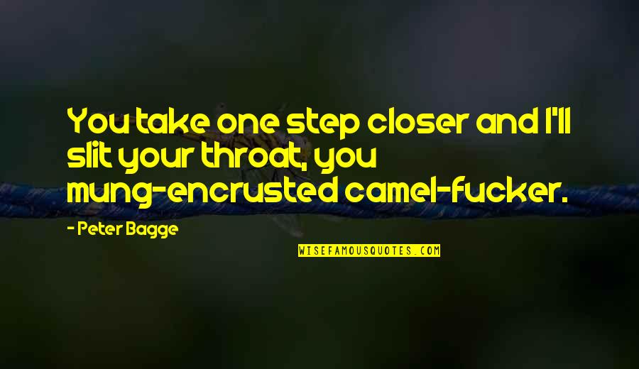 Immuable Larousse Quotes By Peter Bagge: You take one step closer and I'll slit