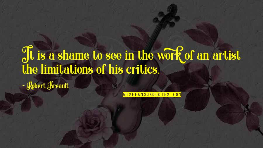Impactful Christian Quotes By Robert Breault: It is a shame to see in the