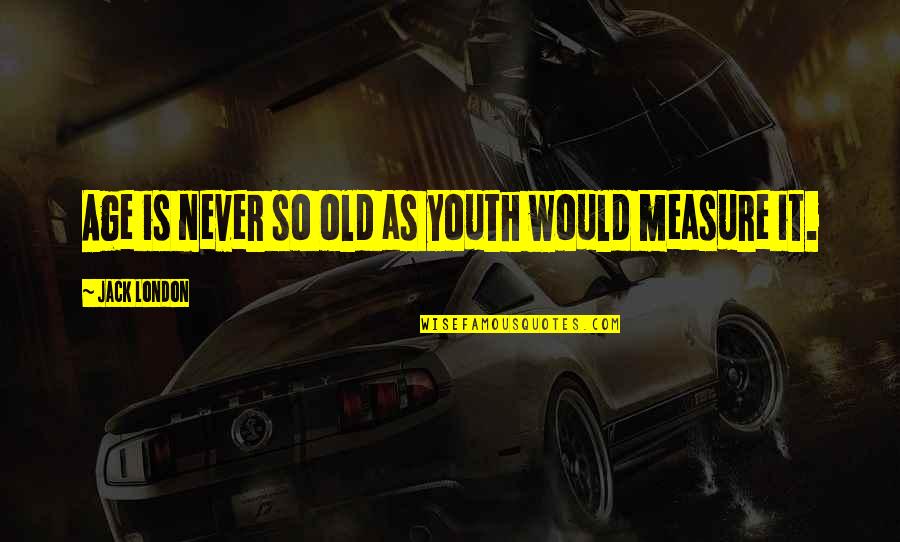 Implied Volatility Quotes By Jack London: Age is never so old as youth would
